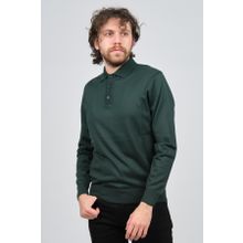 Pave 4538004 Yeşil Polo Yaka Yün Erkek Kazak