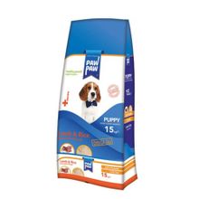 Paw Paw Puppy Kuzu Pirinçli Yavru 15 KG Kuru Köpek Maması