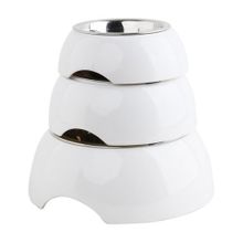 Pawise 11032 Melamin Gövde 350 ml Çelik Mama Kabı
