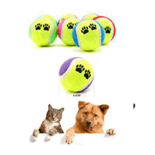 Pawise 6.5 cm 3 Adet Sesli Tenis Topu Köpek Oyuncağı