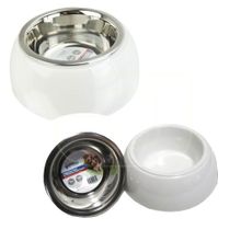 Pawise 750 ml Melamin Gövdeli Çelik Mama Kabı