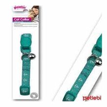 Pawise Çapa Desenli Yeşil 20 cm-30 cm Kedi Tasması