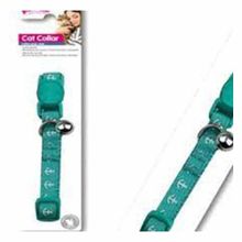 Pawise Çapa Desenli Yeşil 30 cm Kedi Boyun Tasması