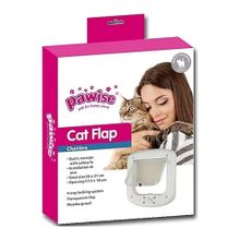 Pawise Dört Yollu Beyaz 23x26 cm Kedi Kapısı