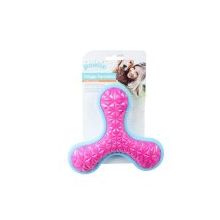 Pawise Kauçuk Bumerang Pembe Mavi 16 cm Köpek Oyuncağı