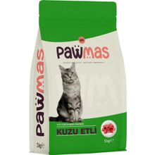 Pawmas 1 kg Kuzu Etli Yetişkin Kedi Maması