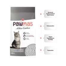 Pawmas Aktif Karbonlu Bentonit 20 lt Kedi Kumu
