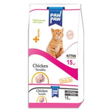 Pawpaw Tavuklu 15 kg Yavru Kuru Kedi Mama