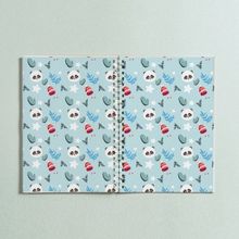 Paytak Moda PYTKDT0215 A5 Panda Tasarım 96 Yaprak Çizgisiz Spiralli Defter