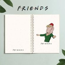 Paytak Moda Pytkdt02810 Friends Dizi Monica Defter Tasarım Spiralli A5 96 Yaprak Çizgisiz Defter