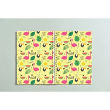 Paytak Moda PYTKDT087 Flamingo A5 96 Yaprak Çizgisiz Tasarım Spiralli Defter