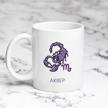 Pazarız Mor Akrep Desenli Kupa Bardağı
