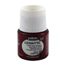 Pebeo 025 Garnet Red 45 ml Seramik Boyası