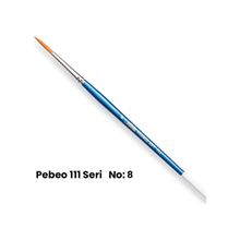 Pebeo 111 Altın Sentetik Kıl No 8 Yuvarlak Fırça