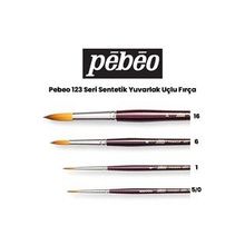 Pebeo 123 Seri Sentetik Yuvarlak Uçlu Fırça