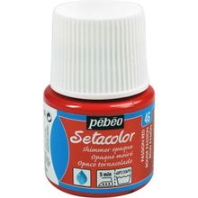 Pebeo 5586419 45 ml N:46 Passion Red Setacolor Shimmer Parlak Opak Kumaş Boyası