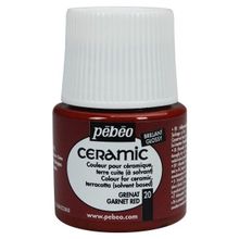 Pebeo 6409 N:20 Garnet Red 45 ml Seramik Boyası
