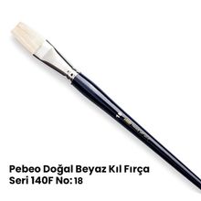 Pebeo Beyaz Kıl Seri:140F/18 Yağlı Ve Akrilik Boya Fırçası