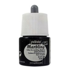 Pebeo Marbling 45 ml Black Ebru Boyası