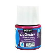 Pebeo N:65 Purple Setacolor Shimmer Parlak Opak 45 ml Kumaş Boyası
