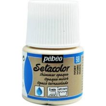 Pebeo N:98 Ivory Setacolor Shimmer Parlak Opak 45 ml Kumaş Boyası