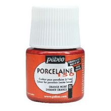 Pebeo Porcelaine 150 Shimmer Orange 105 45 ml Porselen Boyası
