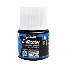 Pebeo Setacolor Metalik 99 Shimmer Black Opak Kumaş Boyası