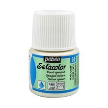 Pebeo Setacolor Yanar Döner 94 Pearl Green Opak Kumaş Boyası