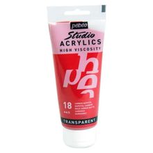 Pebeo Studio 100 ml Naphtol Carmine Akrilik Boya