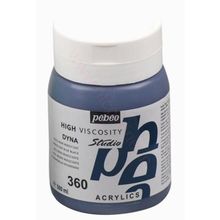Pebeo Studio 360 Iridescent Blue Black 500ml Akrilik Boya