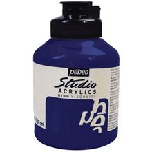 Pebeo Studio No:47 Dark Cobalt Violet 500ml Akrilik Boya