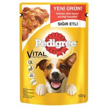 Pedigree Sığır Etli 100 gr Yetişkin Köpek Konserve Pouch