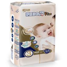 Pedo Plus No:3 Midi 34 Adet Bebek Bezi