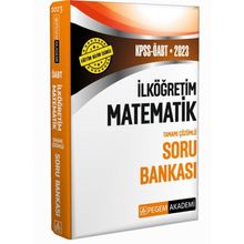 Pegem 2023 KPSS ÖABT İlköğretim Matematik Soru Bankası