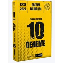 Pegem Akademi 2024 KPSS Eğitim Bilimleri Tamamı Çözümlü 10 Deneme