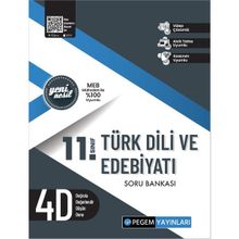 Pegem Akademi Yayıncılık 11. Sınıf Türk Dili ve Edebiyatı Soru Bankası