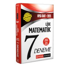 Pegem Akademi Yayıncılık 2023 KPSS ÖABT Lise Matematik Öğretmenliği 7 Deneme
