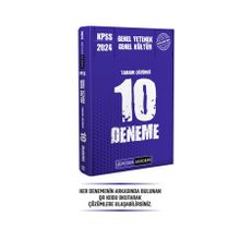 Pegem Akademi Yayıncılık 2024 KPSS Genel Yetenek Genel Kültür Tamamı Çözümlü 10 Deneme