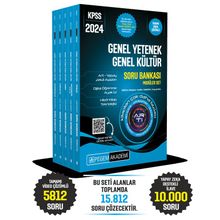 Pegem Akademi Yayıncılık 2024 KPSS Genel Yetenek Genel Kültür Tamamı Çözümlü 5 Kitap Soru Bankası Seti