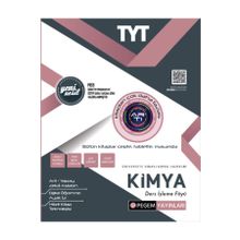Pegem Akademi Yayıncılık TYT Kimya Ders İşleme Föyü