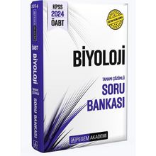 Pegem Yayınları 2024 KPSS ÖABT Biyoloji Tamamı Çözümlü Soru Bankası