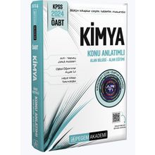 Pegem Yayınları 2024 KPSS ÖABT Kimya Konu Anlatımlı