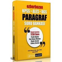 Pegem Yayınları KPSS ALES DGS Ezberbozan Paragraf Soru Bankası