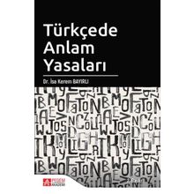Pegem Yayınları Türkçede Anlam Yasaları