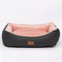 Peggy Lola Antrasit Pembe 50x38x25 cm Köpek Yatağı