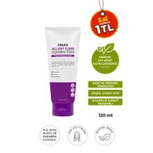 Pekah 120 ml 10 Farklı Bitki Özüyle Formüle Edilen Nemlendirici Yüz ve Makyaj Temizleme Köpüğü