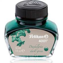 Pelikan 4001 30 ml Koyu Yeşil Şişe Dolma Kalem Mürekkep