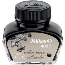 Pelikan 4001 30 ml Siyah Şişe Dolma Kalem Mürekkep