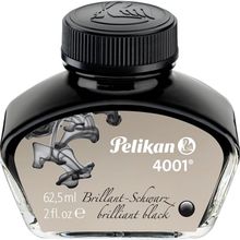 Pelikan 4001 62.5 ml Siyah Şişe Dolma Kalem Mürekkep