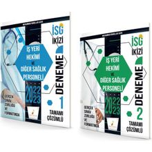 Pelikan Yayınları İSG İkizi İş Yeri Hekimi ve Diğer Sağlık Personeli 2 Özgün Deneme Sınavı